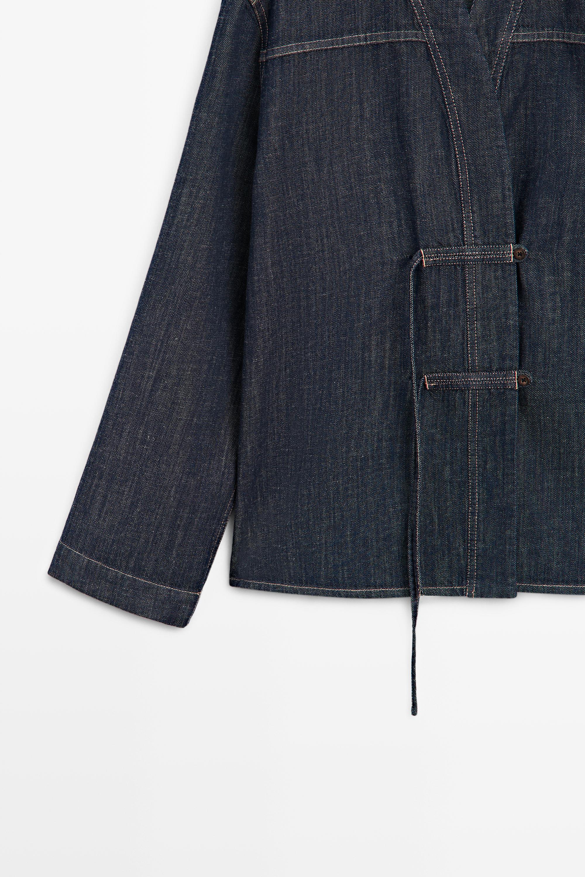 Surchemise en denim total look